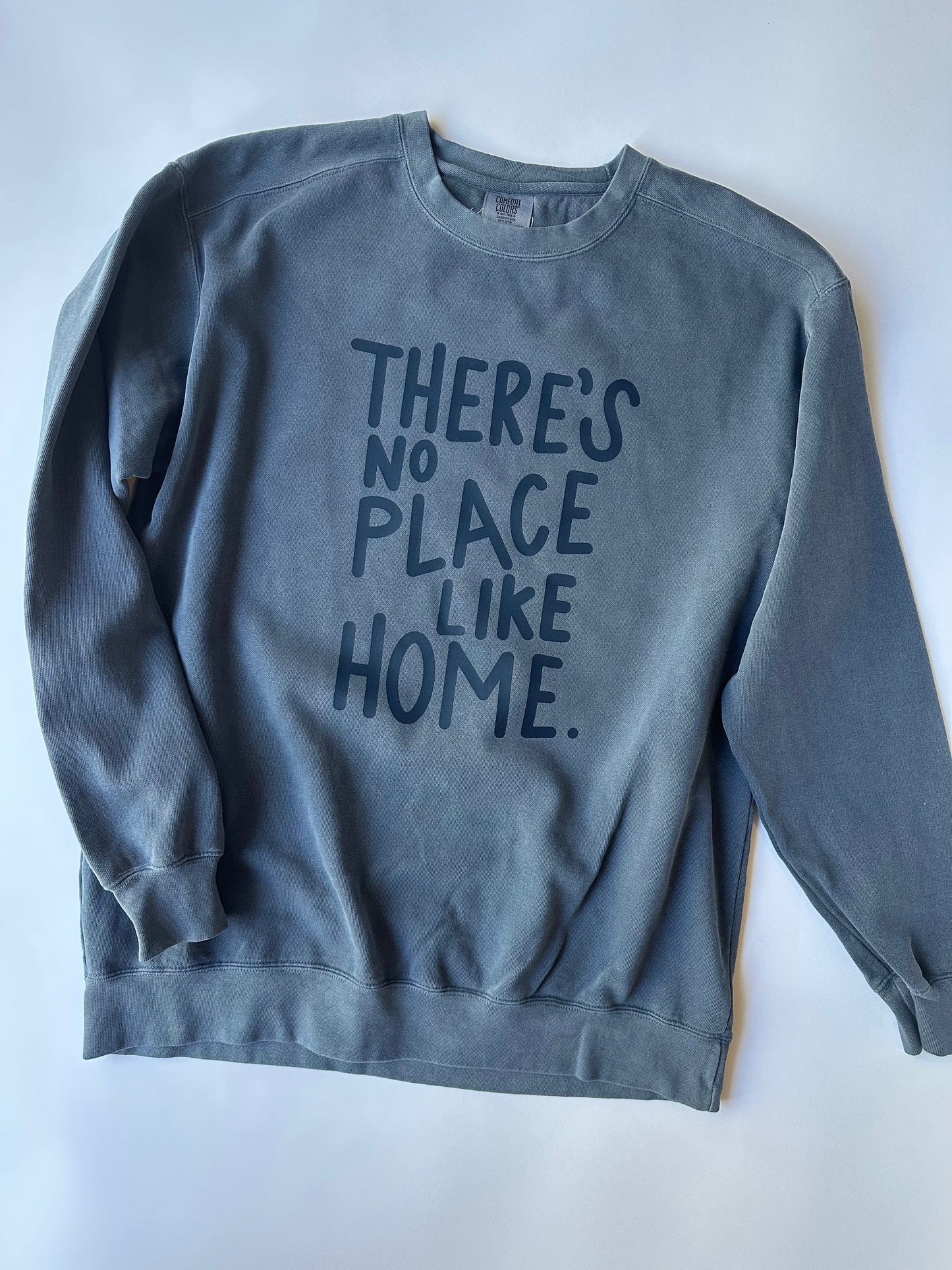 There's No Place Like Home on Denim Sweater