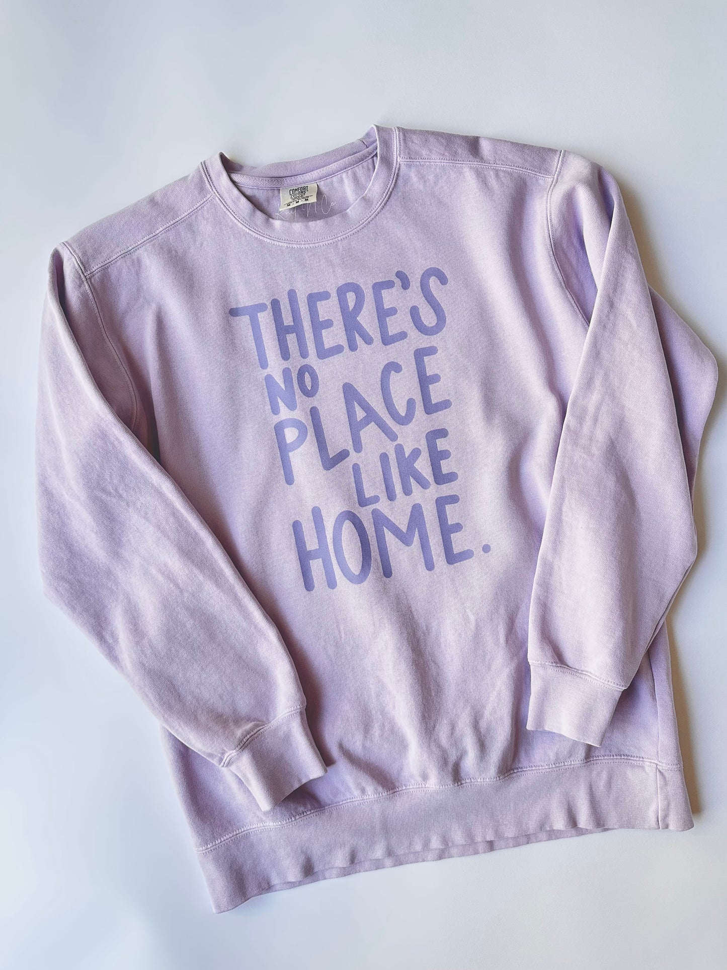 There's No Place Like Home on Lilac Sweater