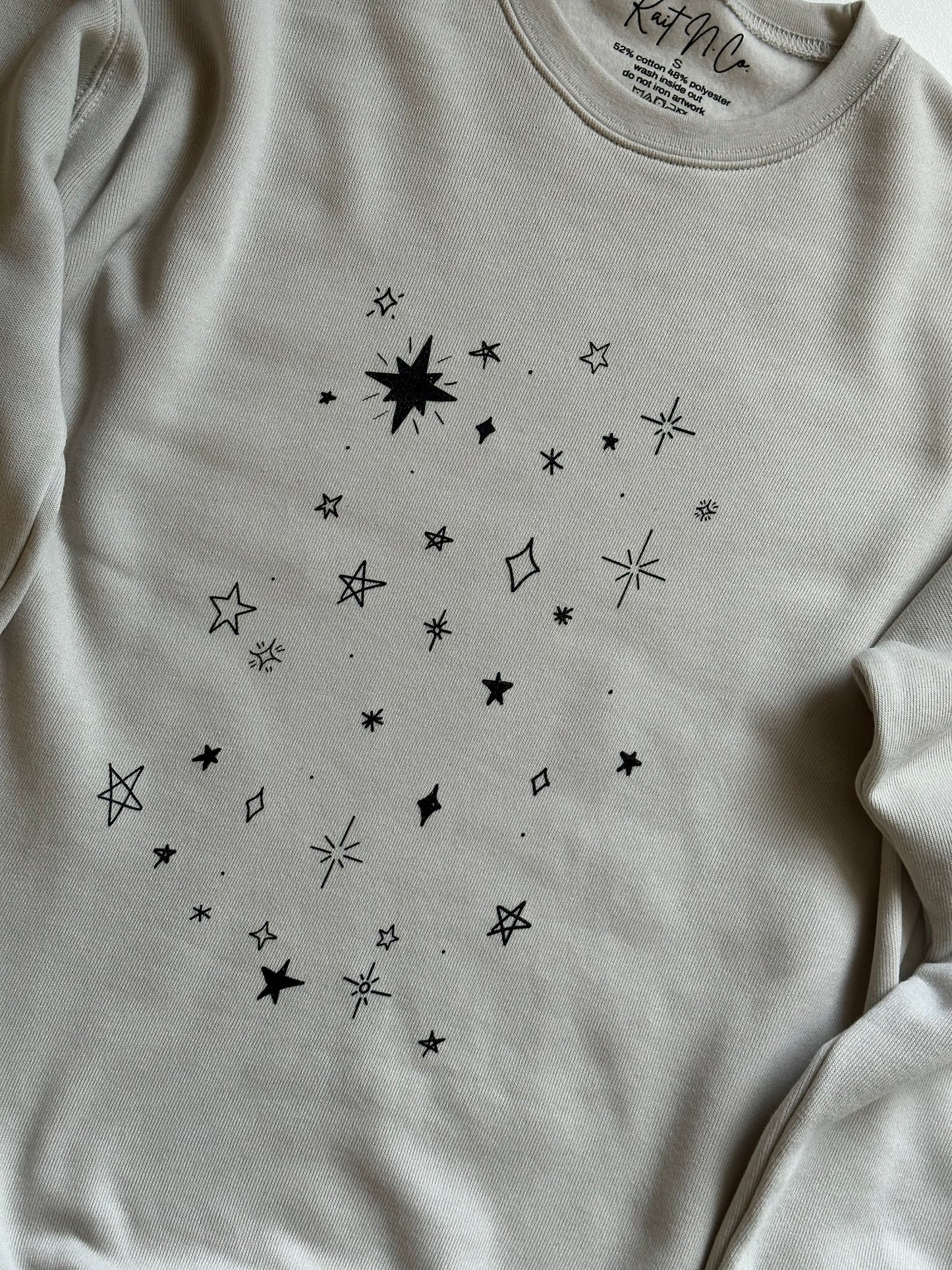 Starlight on Cream Sweatshirt