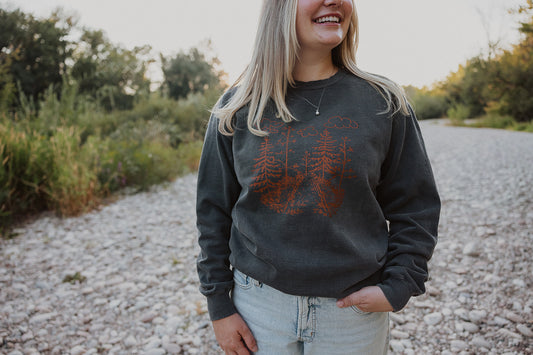 Nature Path on Pepper Sweater