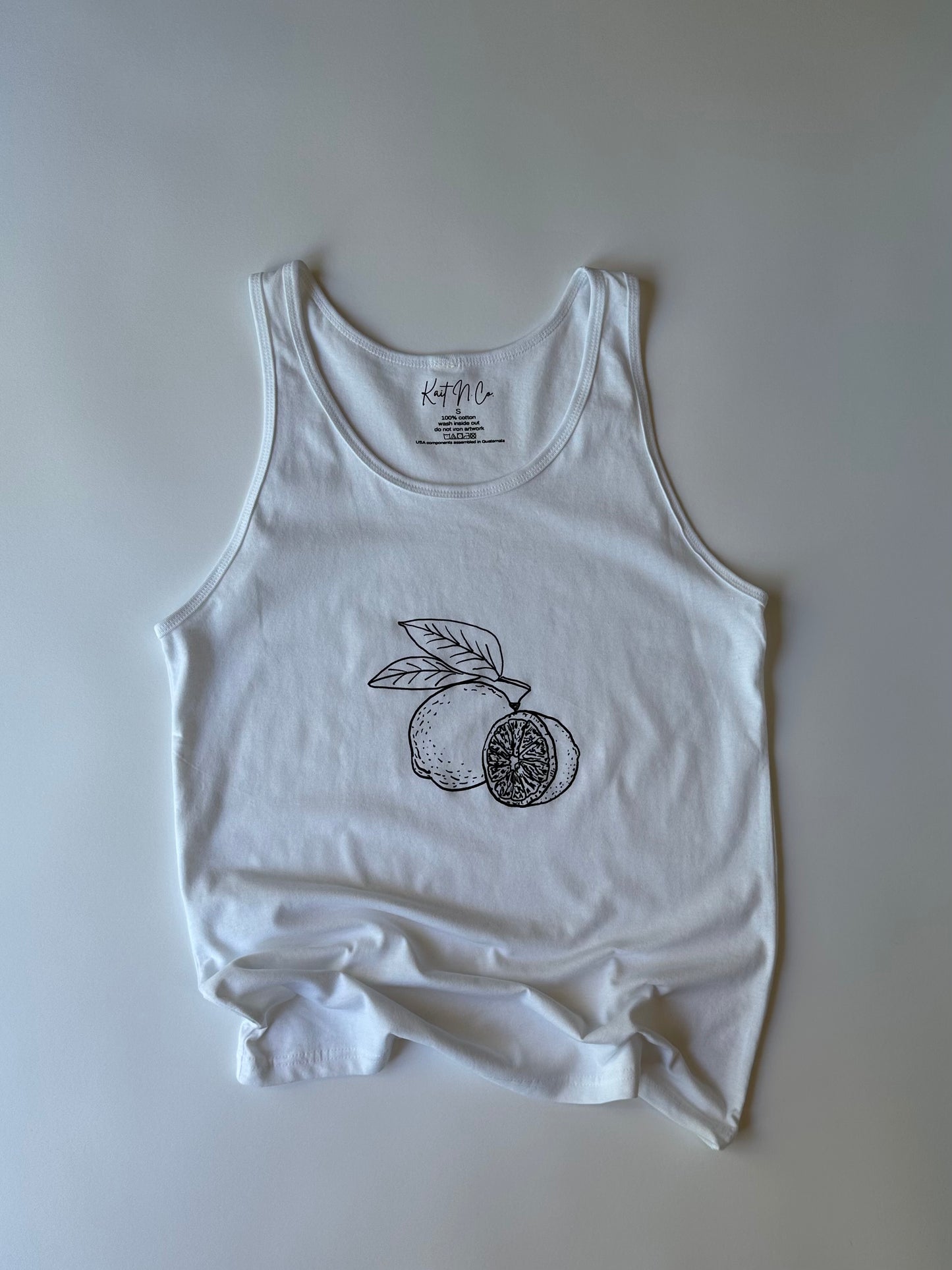 Lemon Tank on White