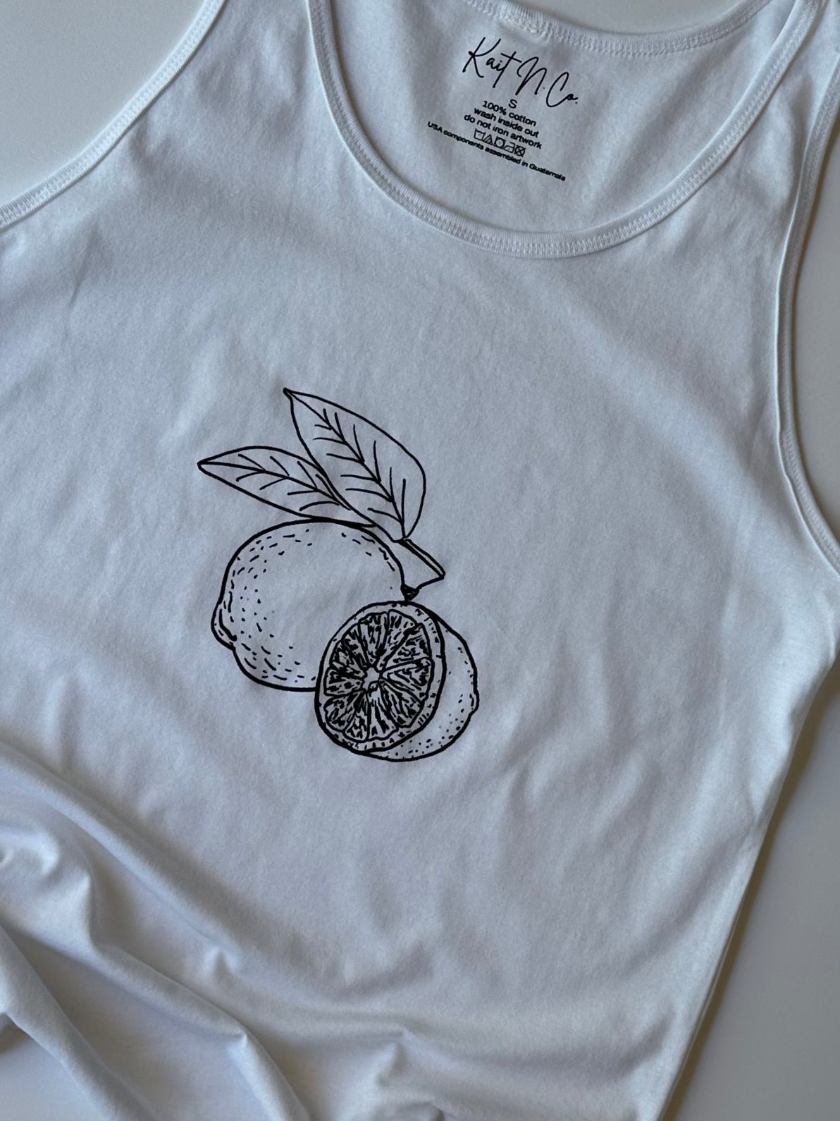 Lemon Tank on White