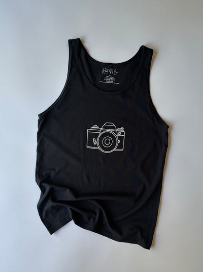 Nikon Camera Tank on Dark Grey