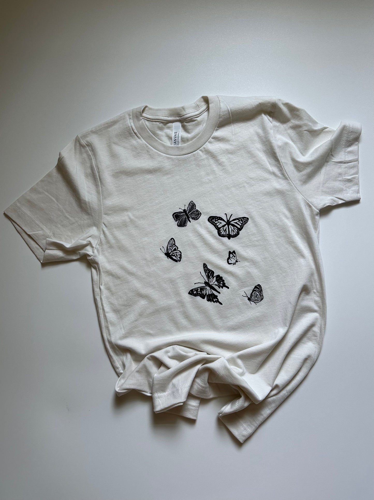 Butterflies on Vintage White