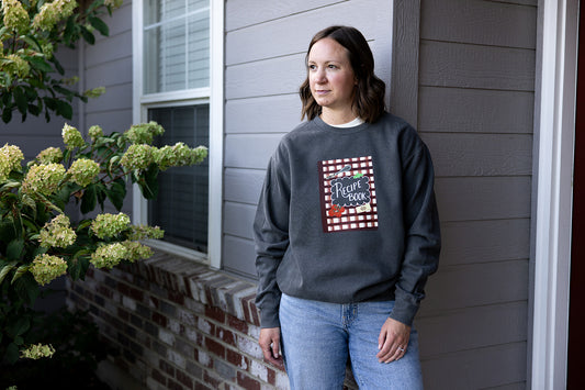 Recipe Book Adult Pepper Sweatshirt