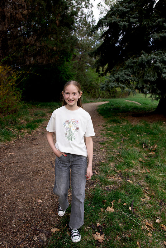 Grow Together on Youth Vintage White Short Sleeve Tee