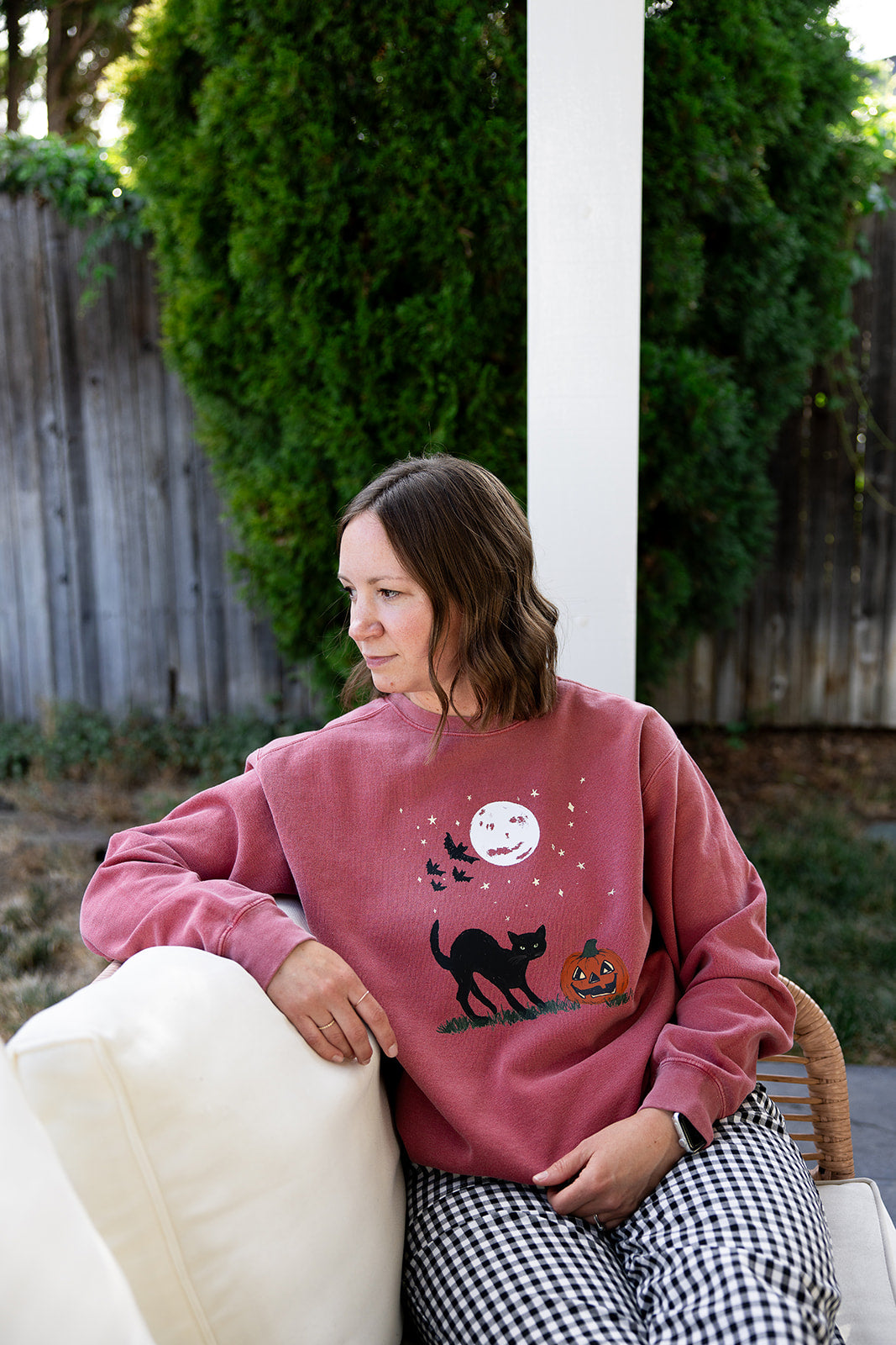 Autumn After Dark Adult Crimson Sweatshirt