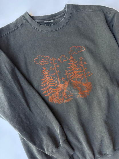 Nature Path on Pepper Sweater