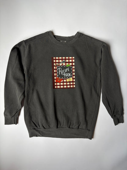 Recipe Book Adult Pepper Sweatshirt