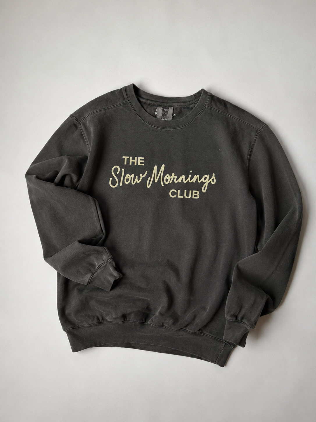 The Slow Mornings Club Adult Pepper Sweatshirt