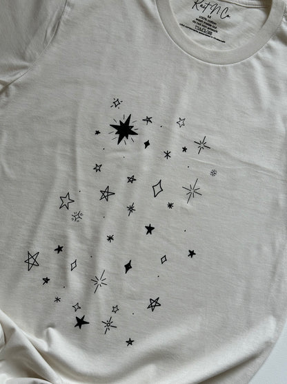 Starlight Tee on Vintage White