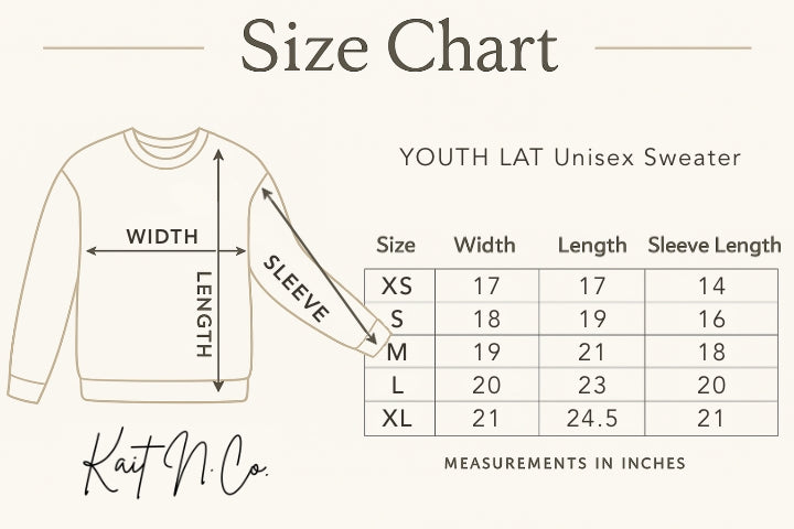 Kids Green Beanies on Natural Heather Sweater